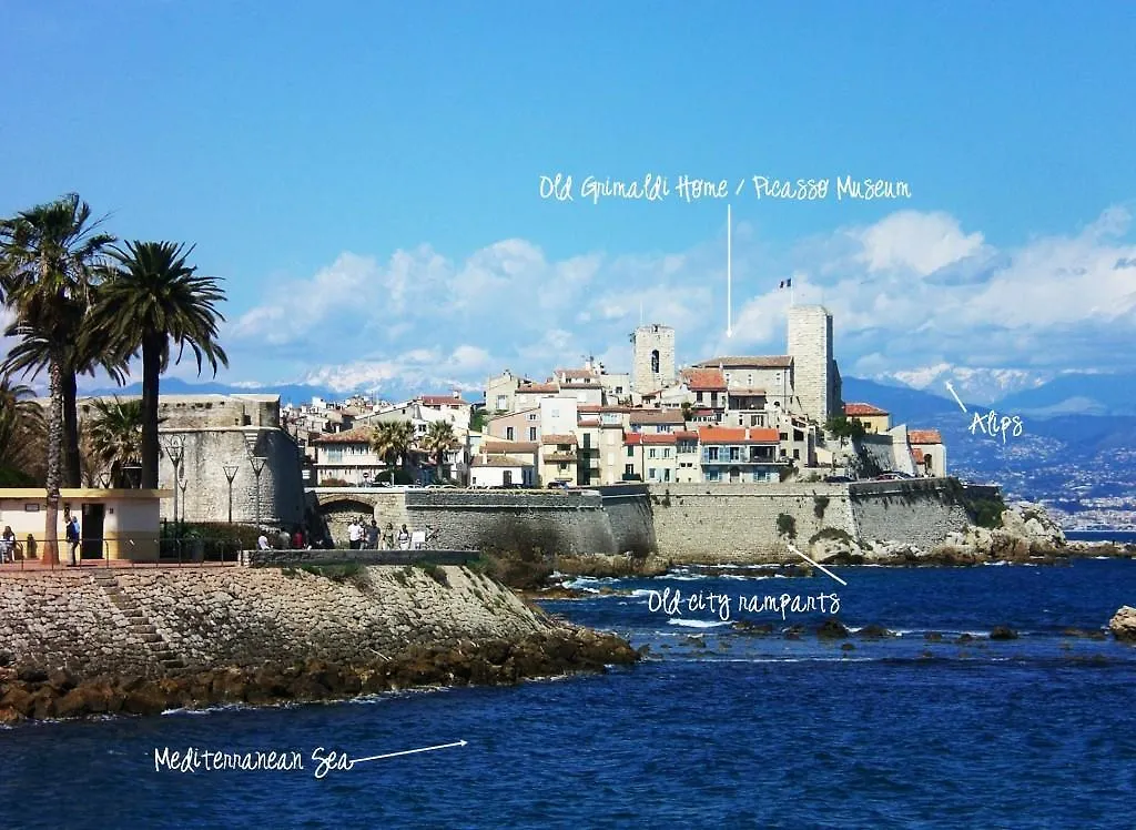 2 Bedroom Modern Apartment In Antibes With Sea View France